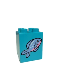 Lego Duplo kostka s rybou